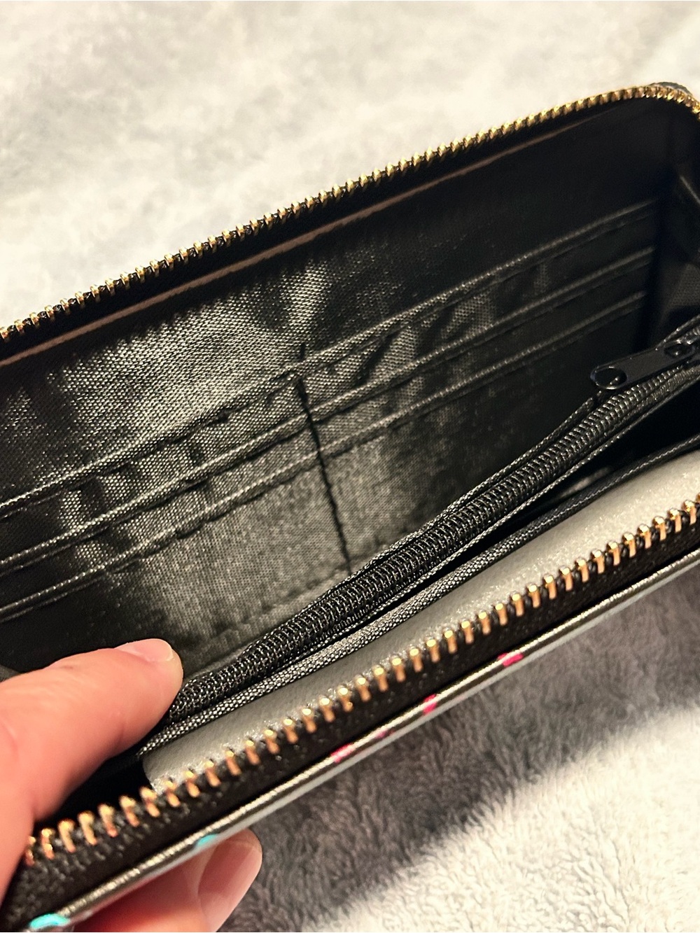NIGHTMARE BEFORE CHRISTMAS JACK SKELLINGTON ZIP-AROUND LONG WALLET/NWT/NIP! - Picture 6 of 7